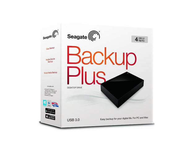 SEAGATE Backup Plus 4TB STDT4000200 czarny - 174132 - zdjęcie 5